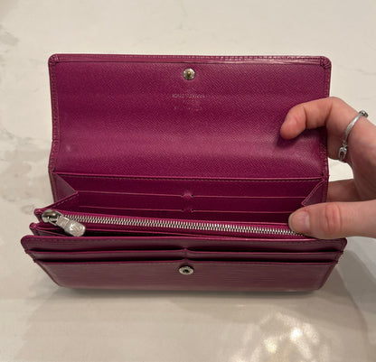 LOUIS VUITTON EPI Leather Long Wallet