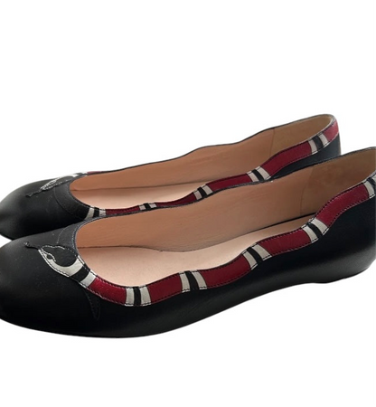 GUCCI King Snake Ballet Flats - Size 37