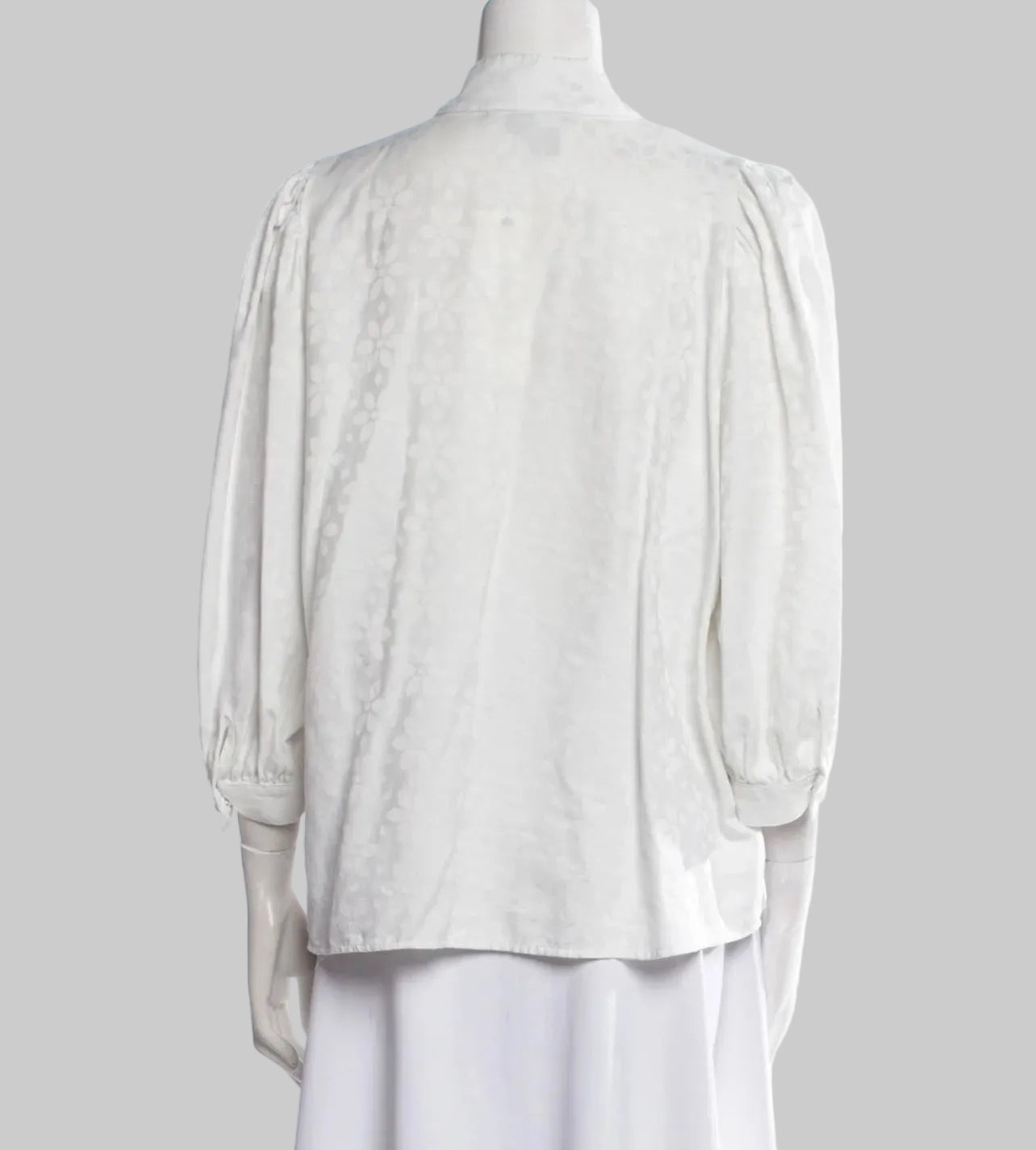 SMYTHE White Puff Sleeve Blouse - Size M