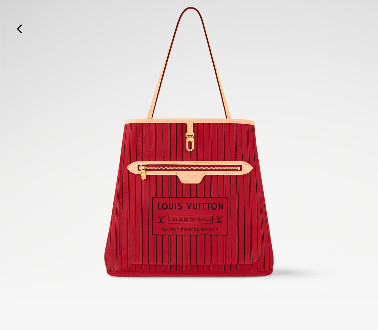 LOUIS VUITTON Neverfull MM Monogram Inside Out Stripe Tote