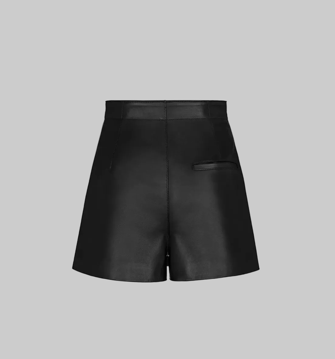CHRISTIAN DIOR Leather Mini Skort With CD Buckle - Size 4