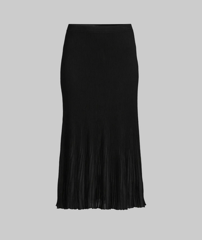 ULLA JOHNSON Vera Rib-Knit Midi Skirt - Size M