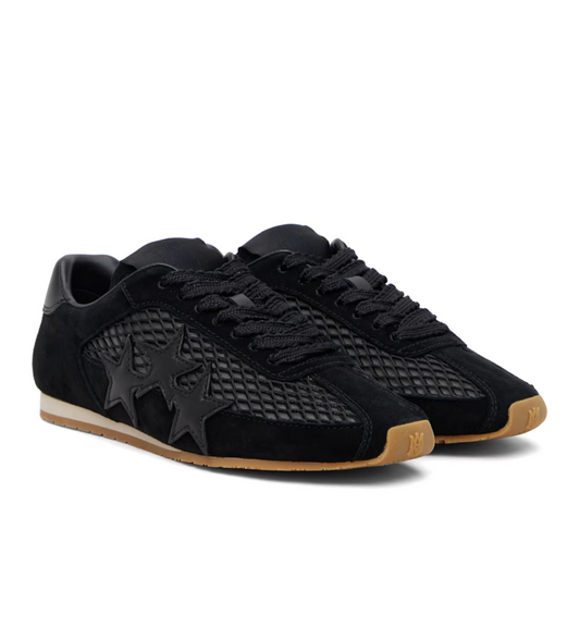 AMIRI Black Mesh Pacific Flat Sneakers - Size 39