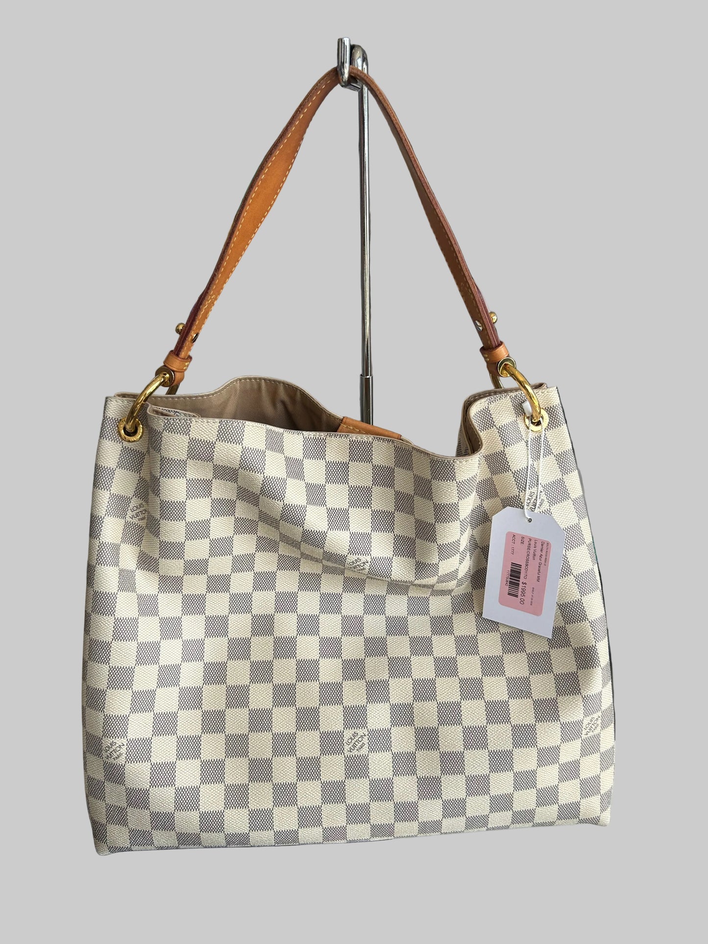 LOUIS VUITTON Damier Azur Graceful MM
