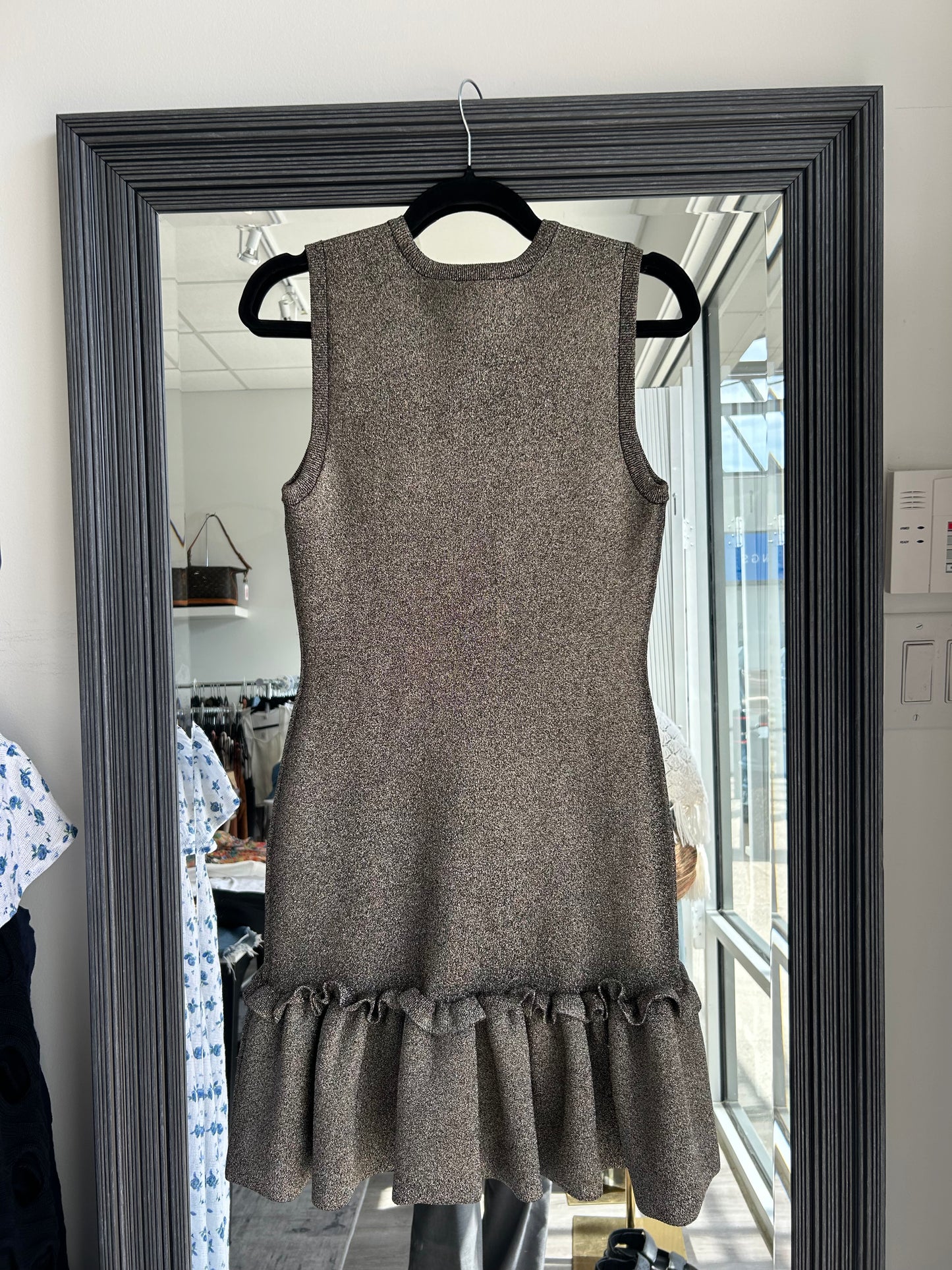 ALC Metallic Ruffle Dress - Size s