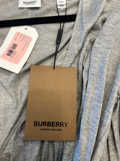 NEW* BURBERRY Draped Front Jersey Dress - Size 4