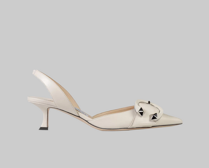 JIMMY CHOO Moni 50 Kitten Heels - Size 40