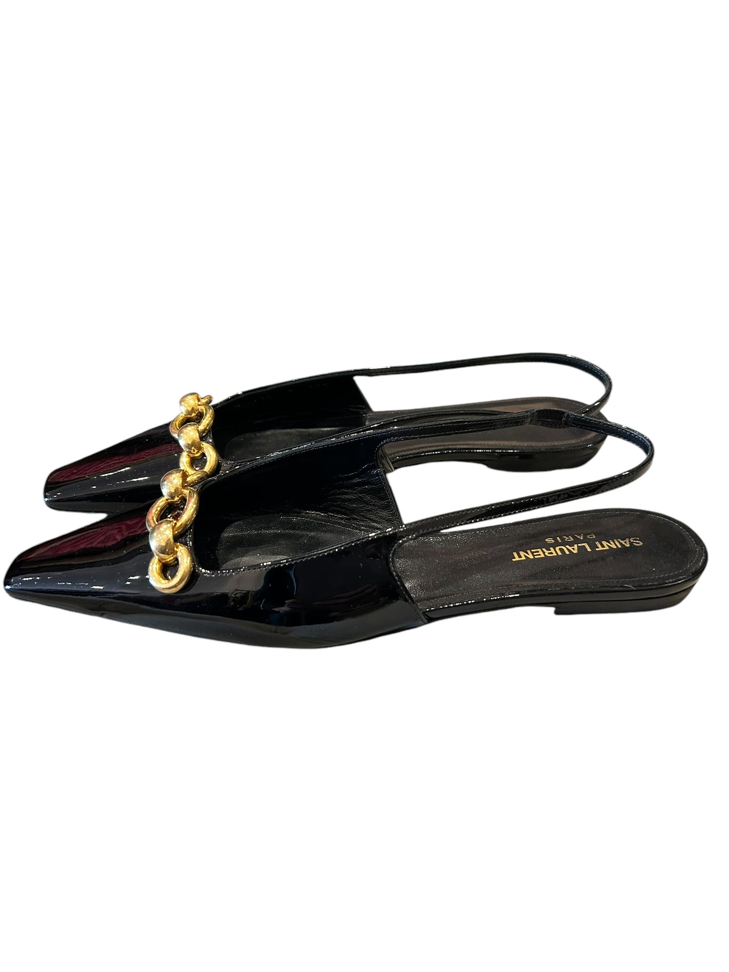 Saint Laurent Blade Patent Slingback - Size 39.5