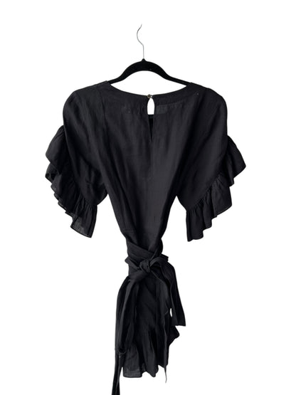 ISABEL MARANT ETOILE Tie Ruffle Mini Dress - Size 38