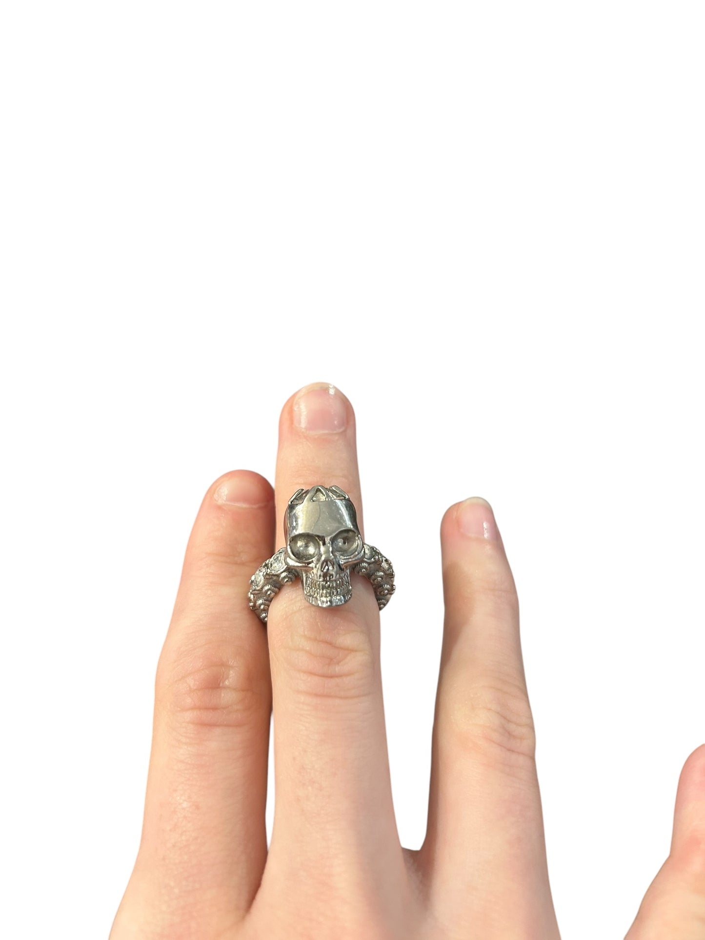 Alexander McQueen Skull Ring - Size 6