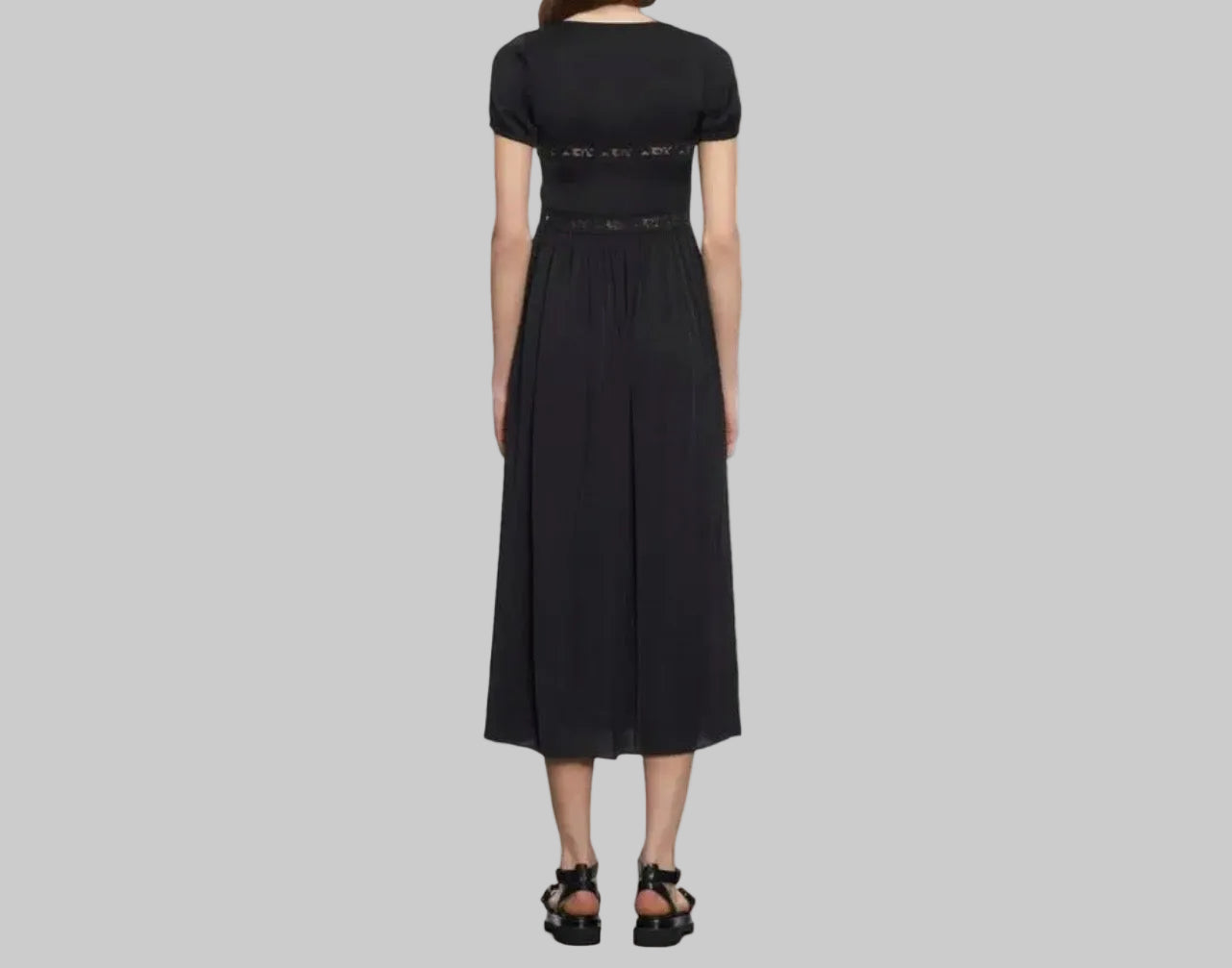 THE KOOPLES Lace & Satin Dress