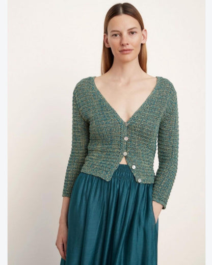 NEW* Vince. Marled Crochet Cardigan - Size XL