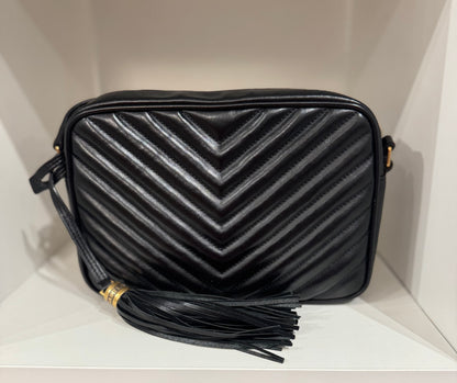 SAINT LAURENT Medium Lou YSL Monogram Leather Camera Bag