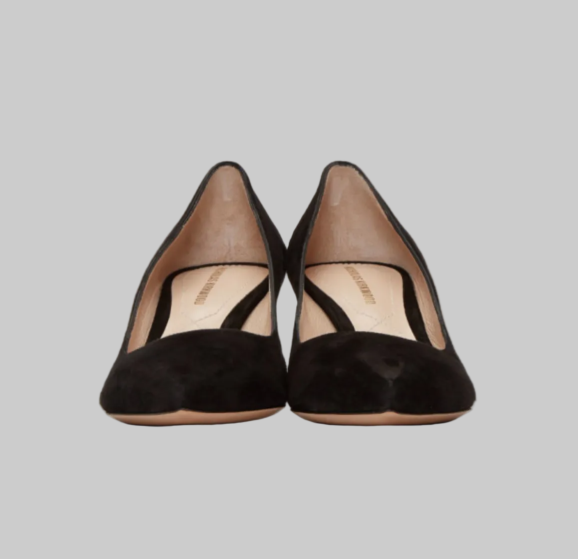 NICHOLA KIRKWOOD Faux Pearl Suede Pump - Size 41