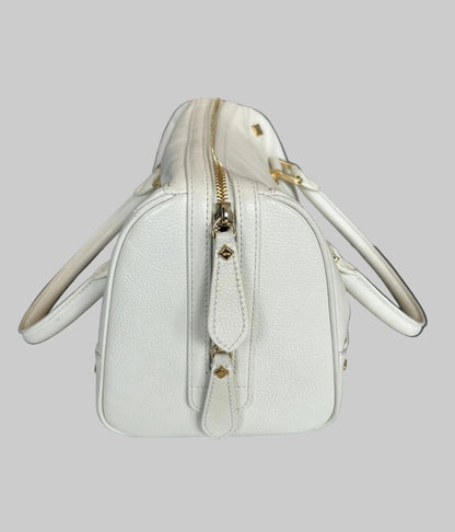 MCM White Bowling Bag