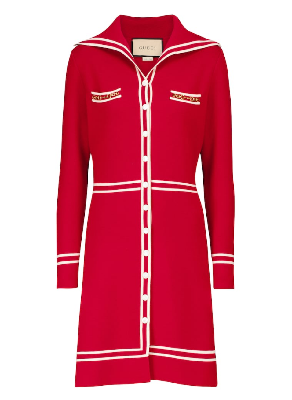 GUCCI Wool Mini Dress - Size S