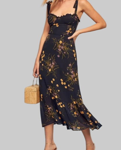 REFORMATION Nikita Midi Dress - Size 4
