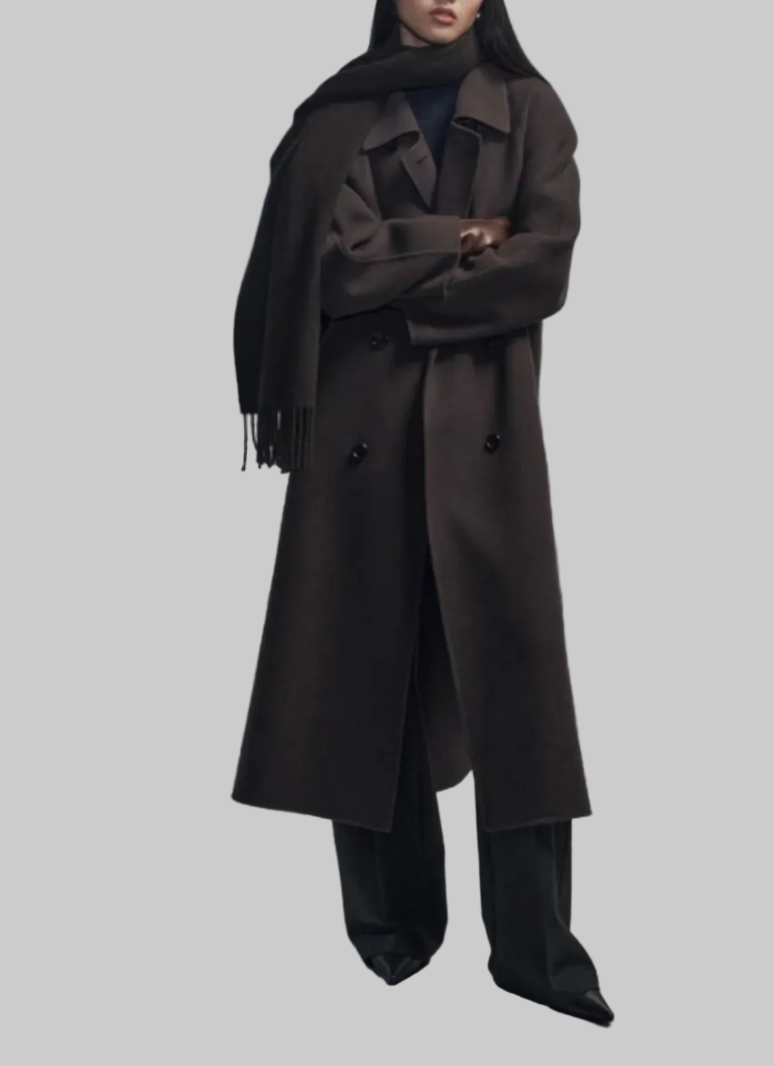 NEW* THEORY Wool/Cashmere Belted Coat - Size M