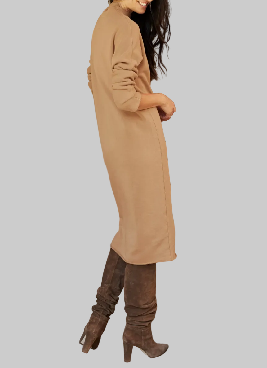 FRANK & EILEEN Isabelle Funnel Neck Dress - Size L