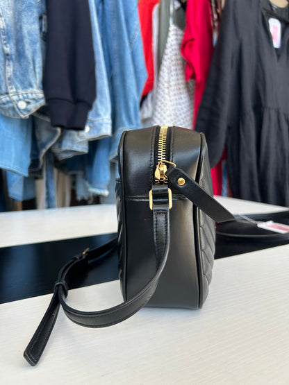 SAINT LAURENT Medium Lou Chevron Leather Camera Bag