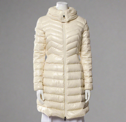 MONCLER Cream Faucon Jacket - Size 3