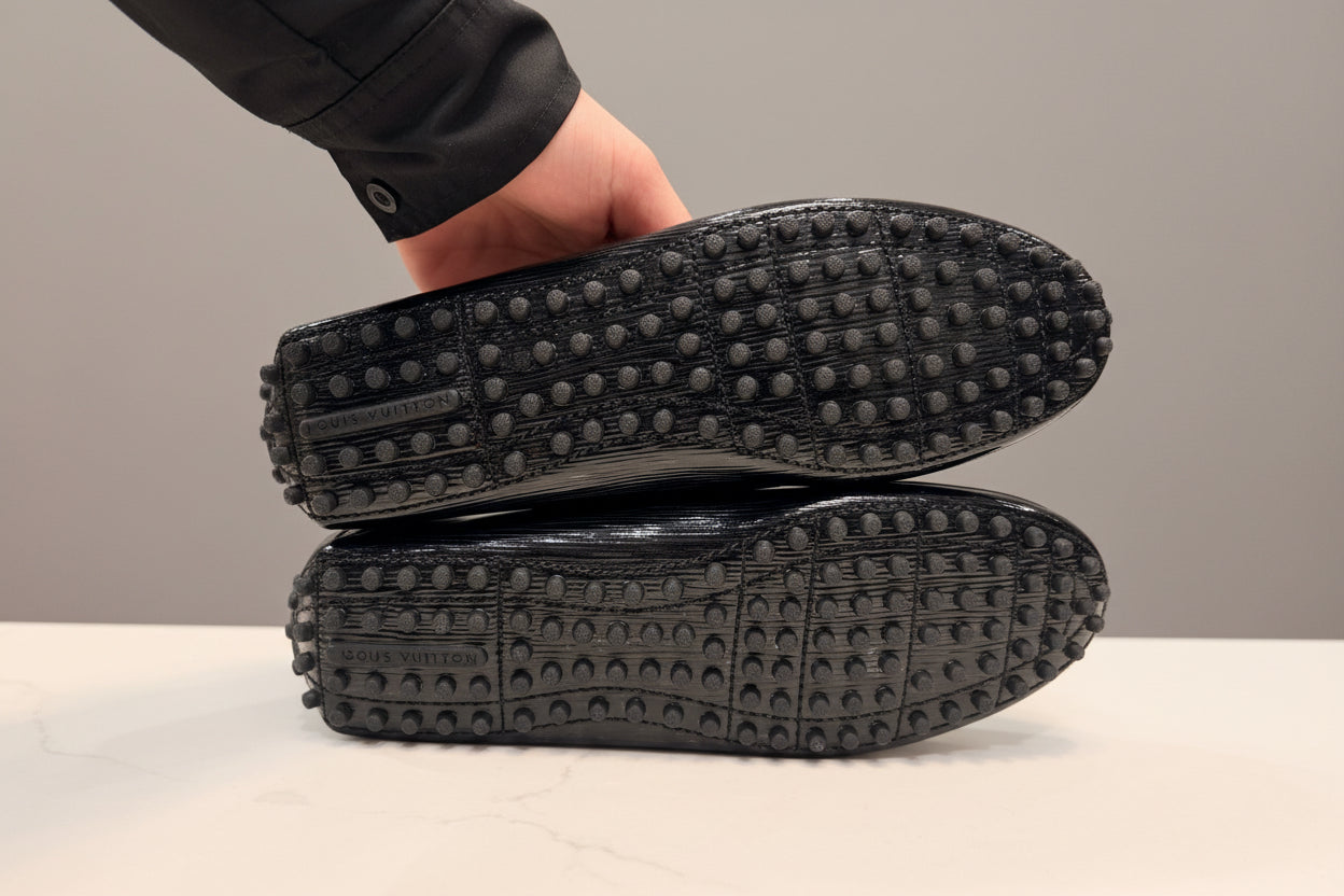 LOUIS VUITTON Suede Juliet Loafers - Size 37