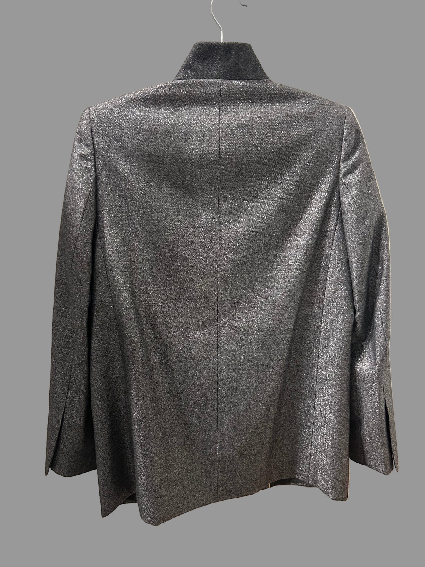 STELLA MCCARTNEY Metallic Grey Blazer - Size 38