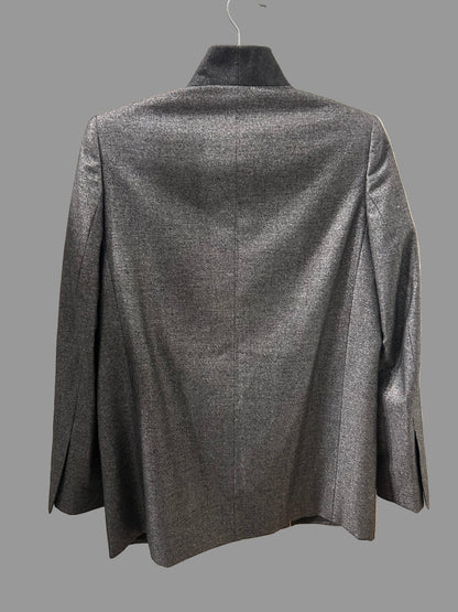STELLA MCCARTNEY Metallic Grey Blazer - Size 38