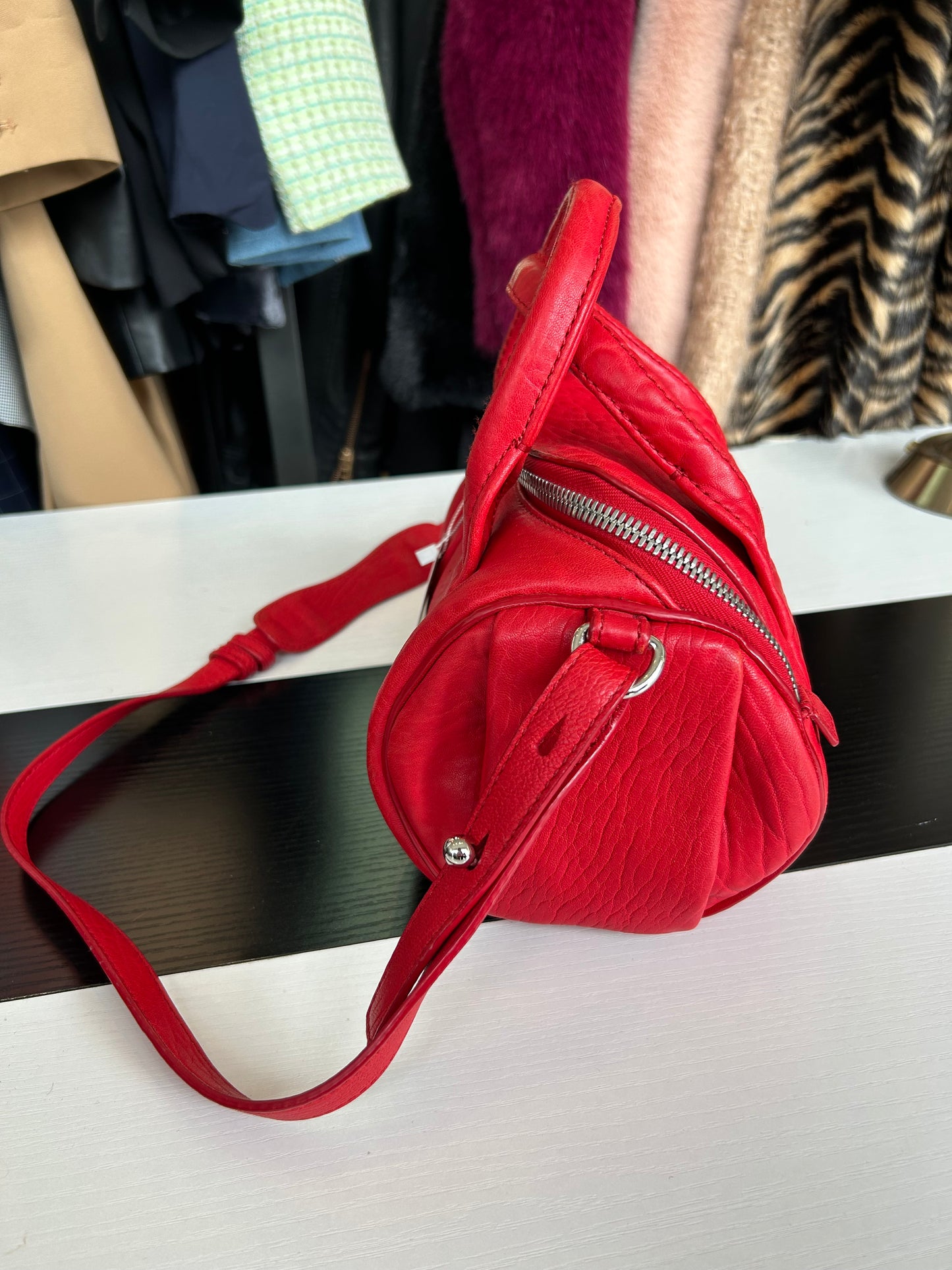 ALEXANDER WANG Mini Red Rockie Bag