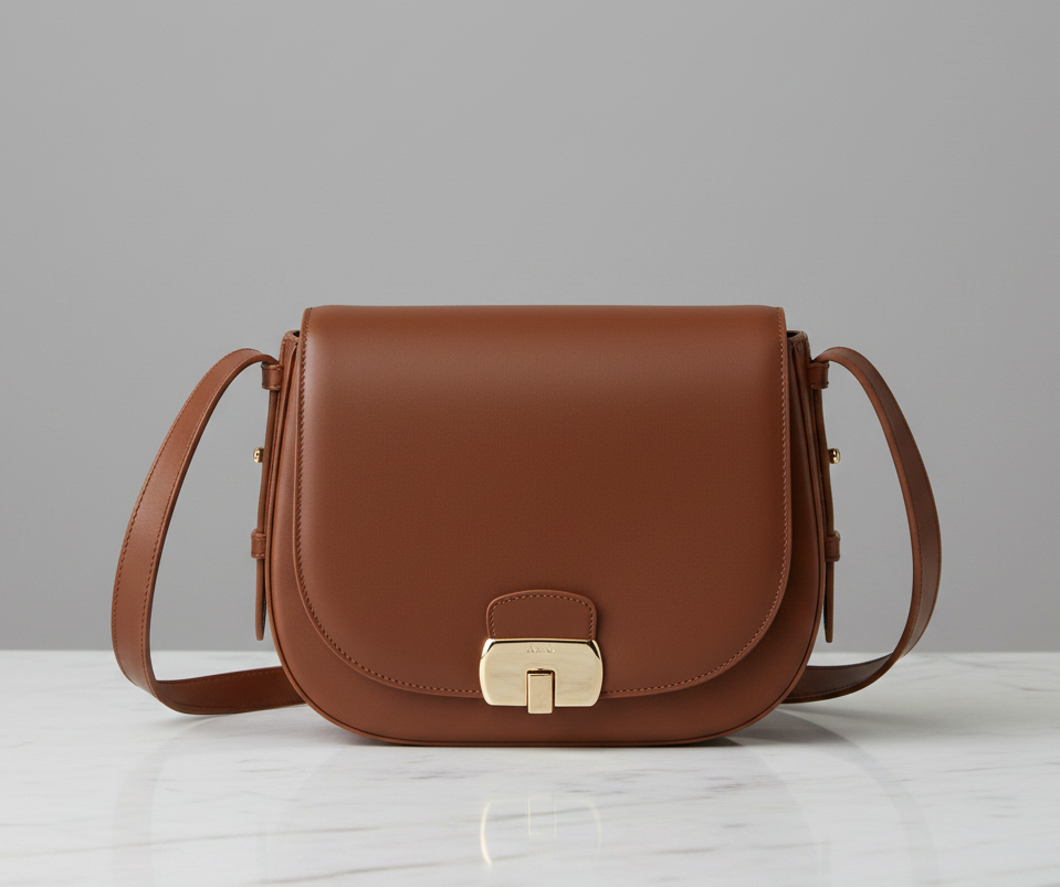 A.P.C Brown Small Eva Bag