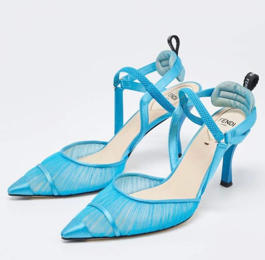 FENDI Colibri Slingbacks - Size 37.5