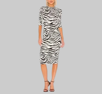 NEW* ALICE + OLIVIA Delors Striped Dress - Size 6