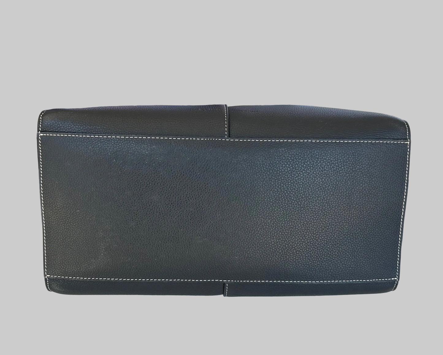 RYLAN Black Leather Shoulder Bag