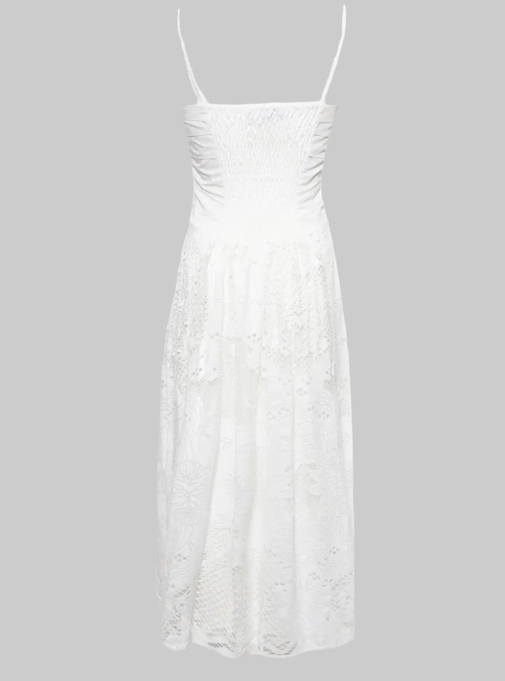 BEATRICE B White Lace Maxi Dress - Size s