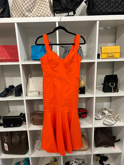 A.L.C. Orange Mermaid Dress - Size 6