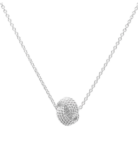 TIFFANY & CO. Twist Knot Pendant Necklace