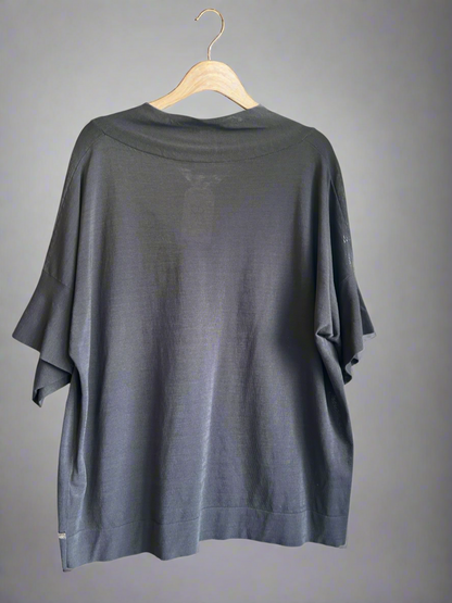 FABIANA FILIPPI Navy V Neck - Size XL