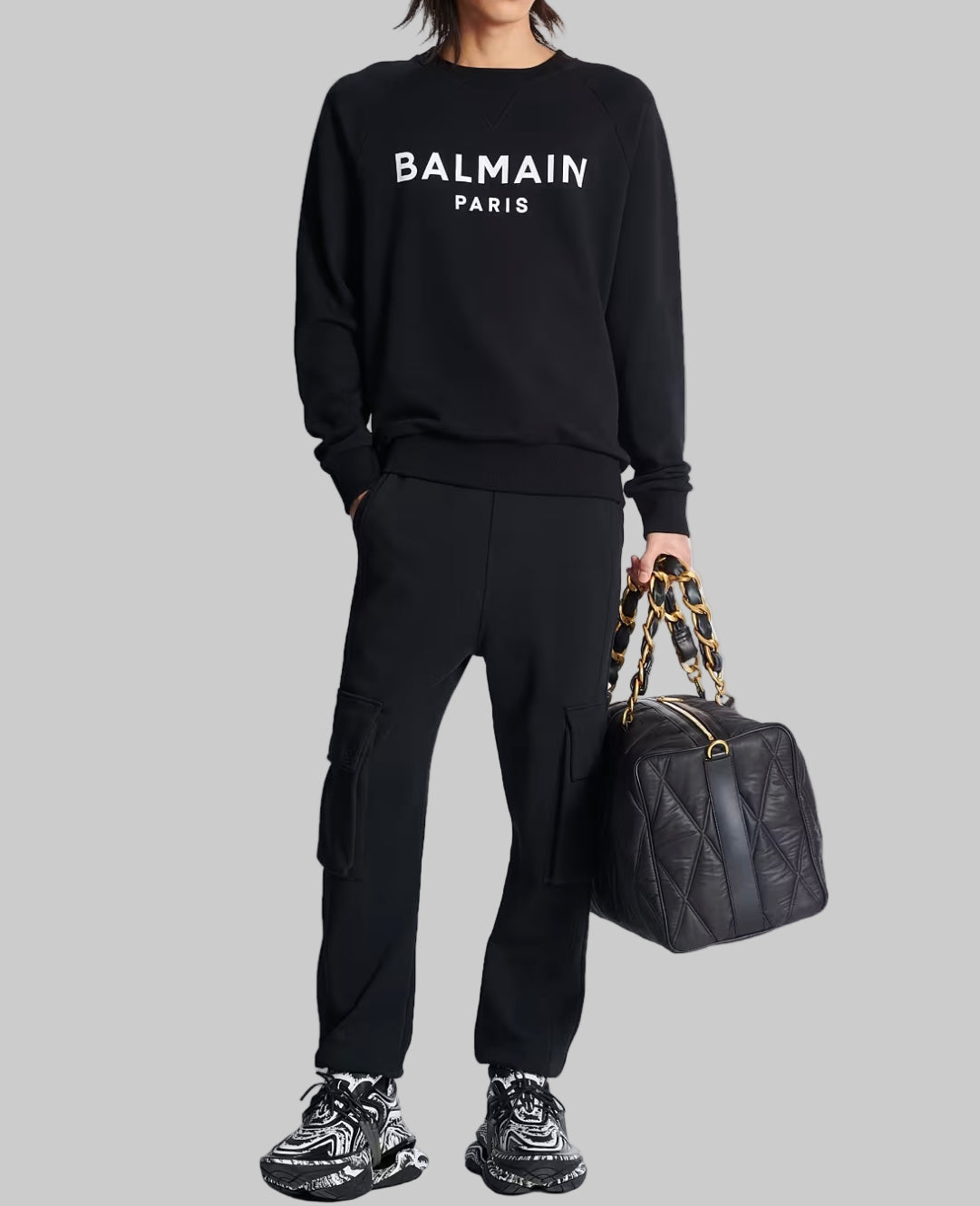 BALMAIN Logo Sweatshirt - Size M
