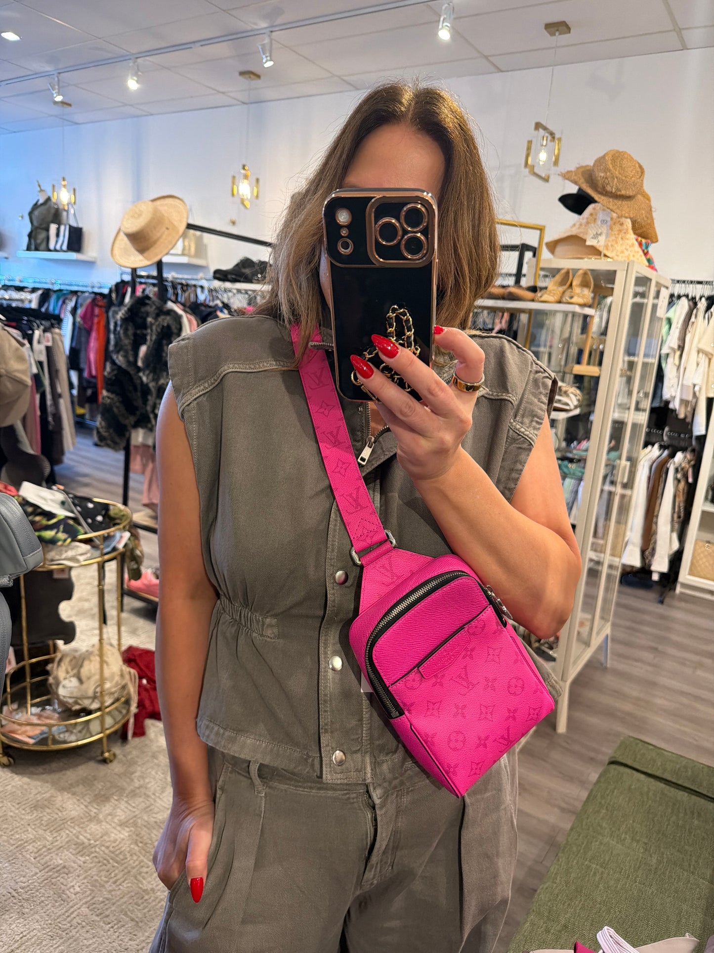 LOUIS VUITTON Outdoor Monogram Taigarama Slingbag