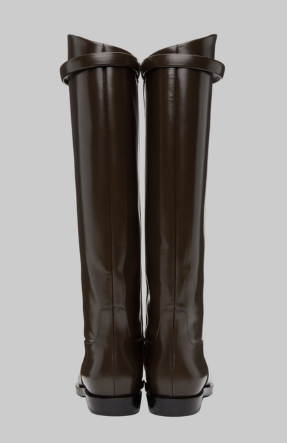 TOTEME Brown Leather Riding Boots - Size 38