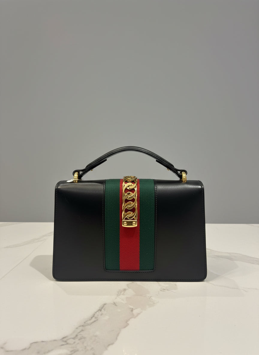 GUCCI Sylvie Small Black Web