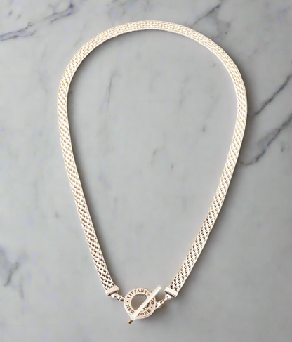 TIFFANY Multi Chain Sterling Silver Necklace