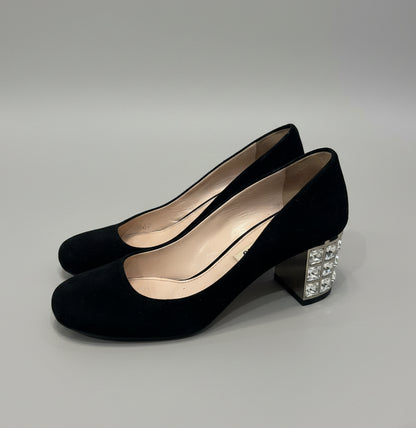 MIU MIU Crystal Heels - Size 36