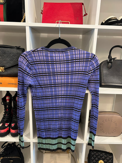 MISSONI Striped Cardigan - Size 6