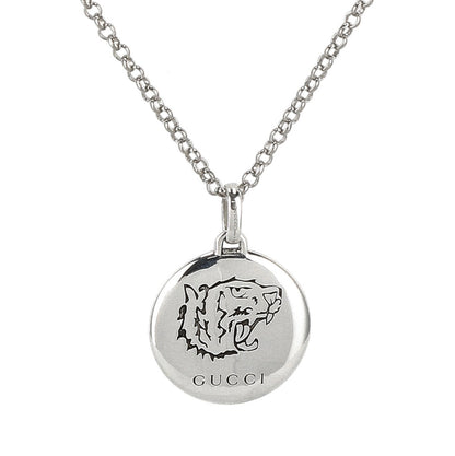 GUCCI Blind For Love 925 Sterling Silver Necklace