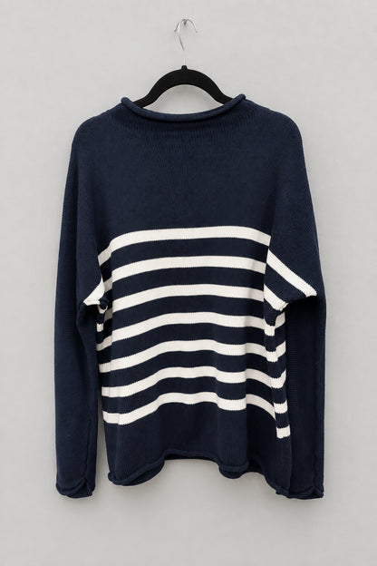 FRANK & EILEEN
Rolled Funnel Neck Sweater - Size M