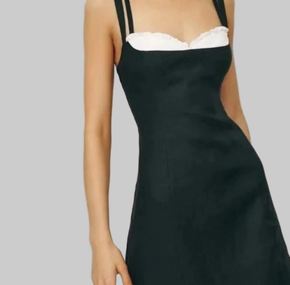 NEW* REFORMATION Lovella Linen Mini Dress - Size 2