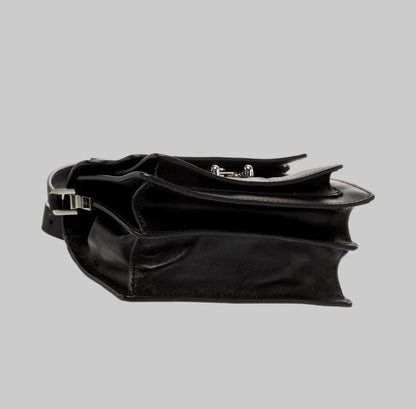 MARNI Black Trunk Leather Crossbody