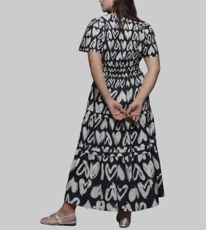 NEW* Anthropologie Heart Maxi Dress - Size L