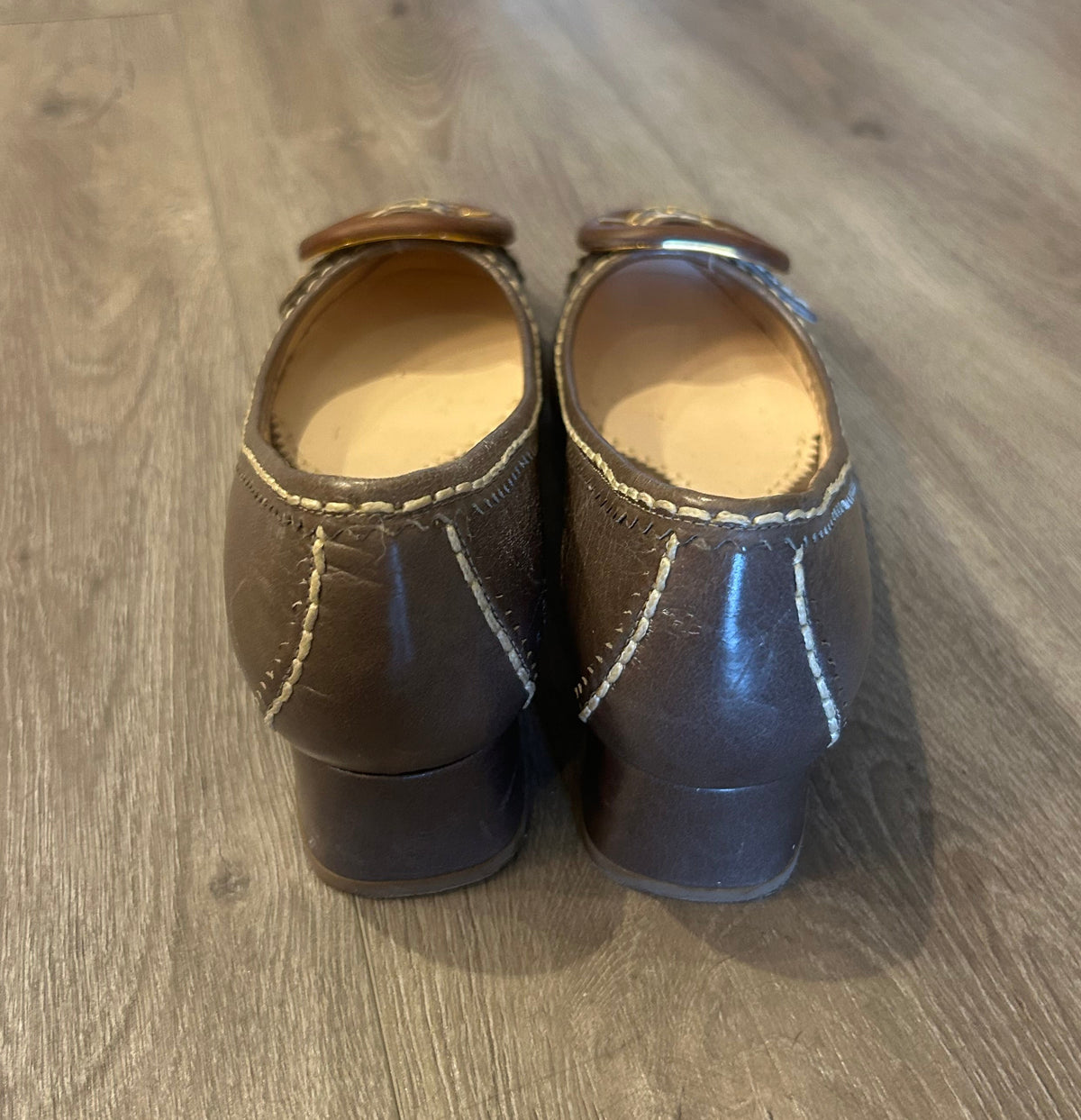 PRADA Cintage Heeled Ballet Flat - Size 36.5